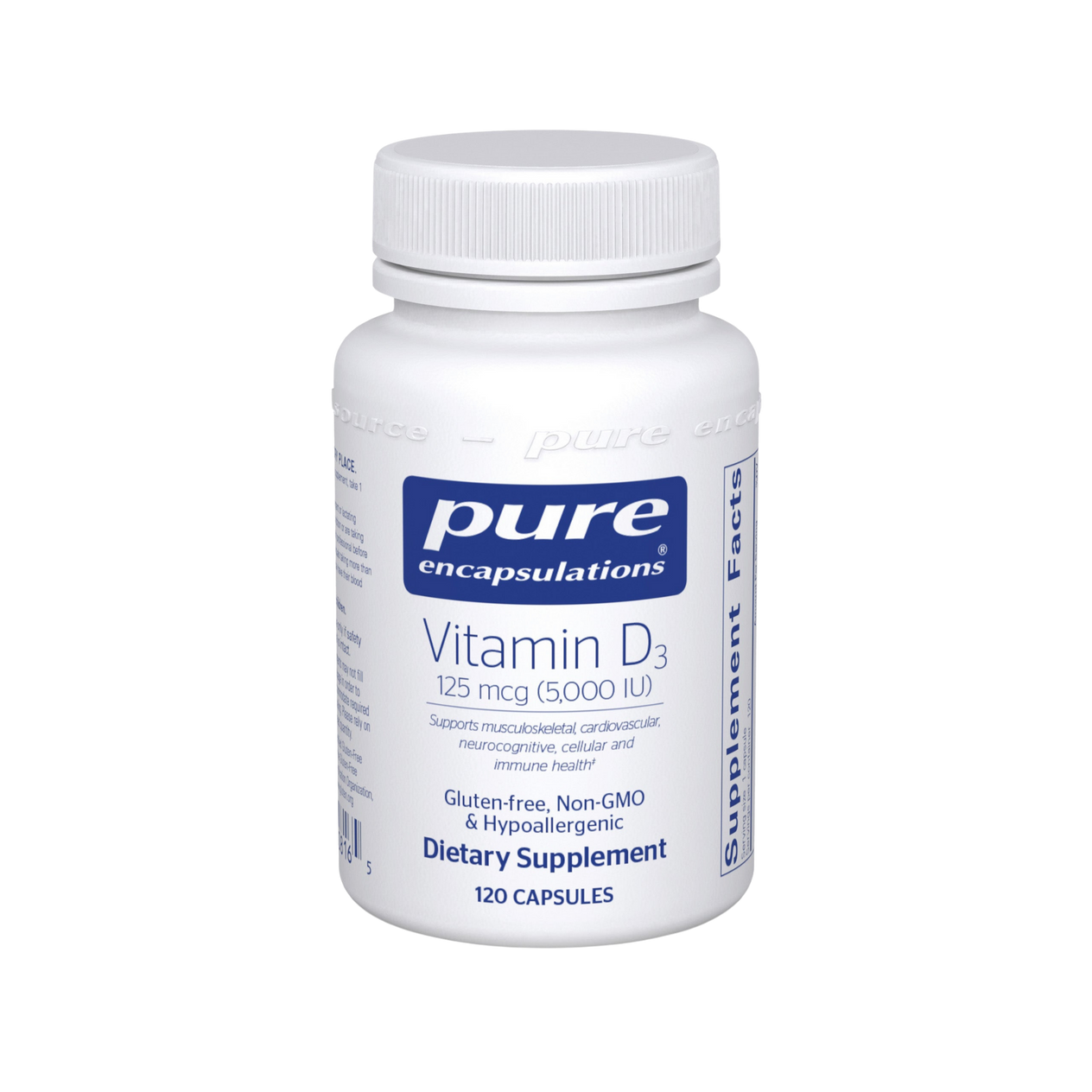 Vitamin D3 125 mcg (5,000 IU)