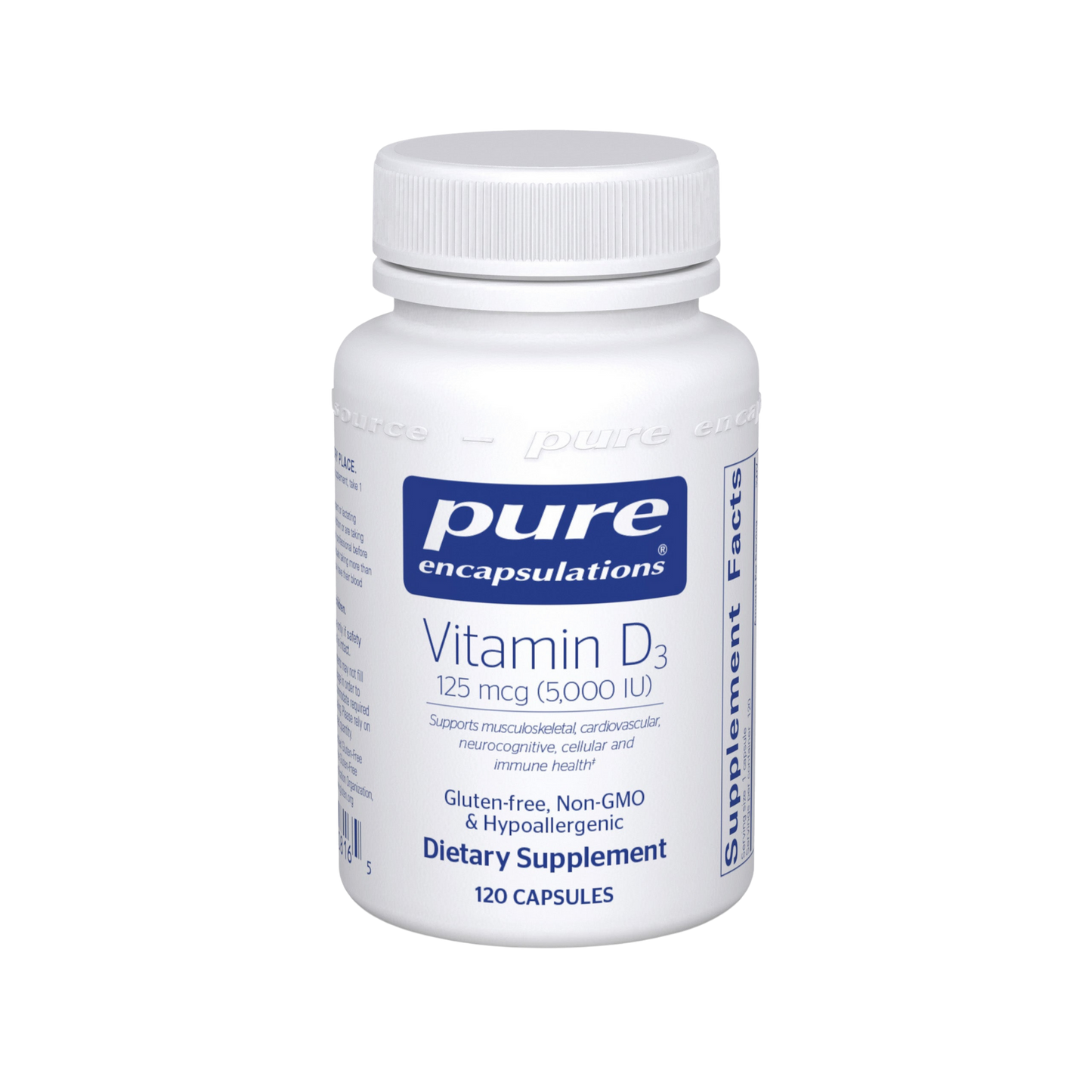 Vitamin D3 125 mcg (5,000 IU)