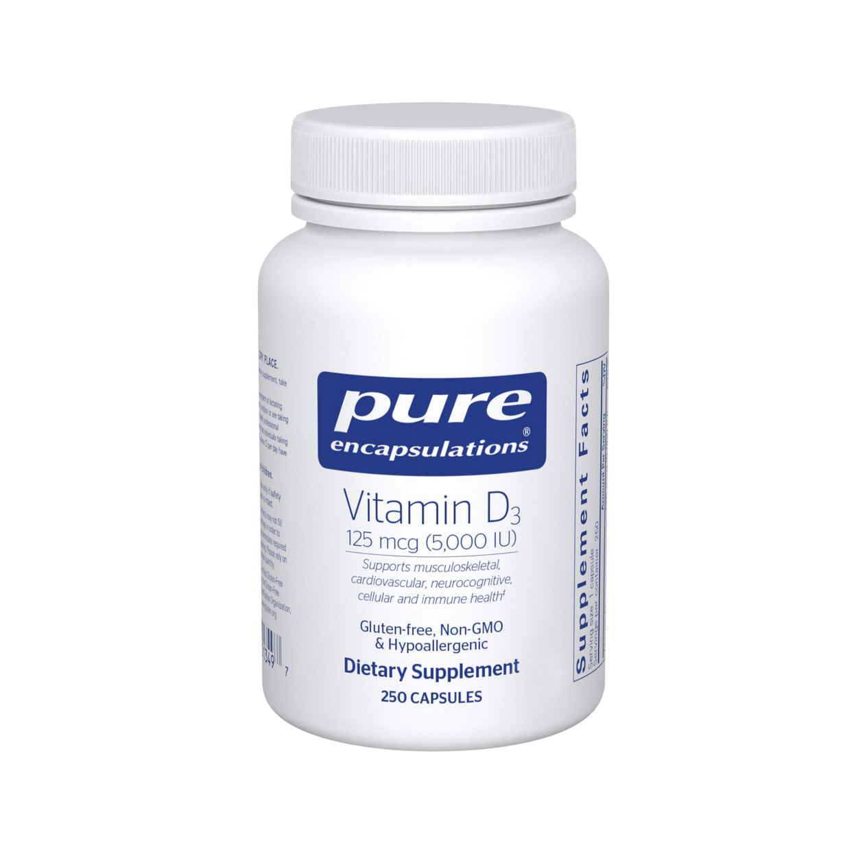 Vitamin D3 125 mcg (5,000 IU)