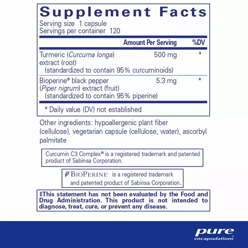 Curcumin 500 with Bioperine